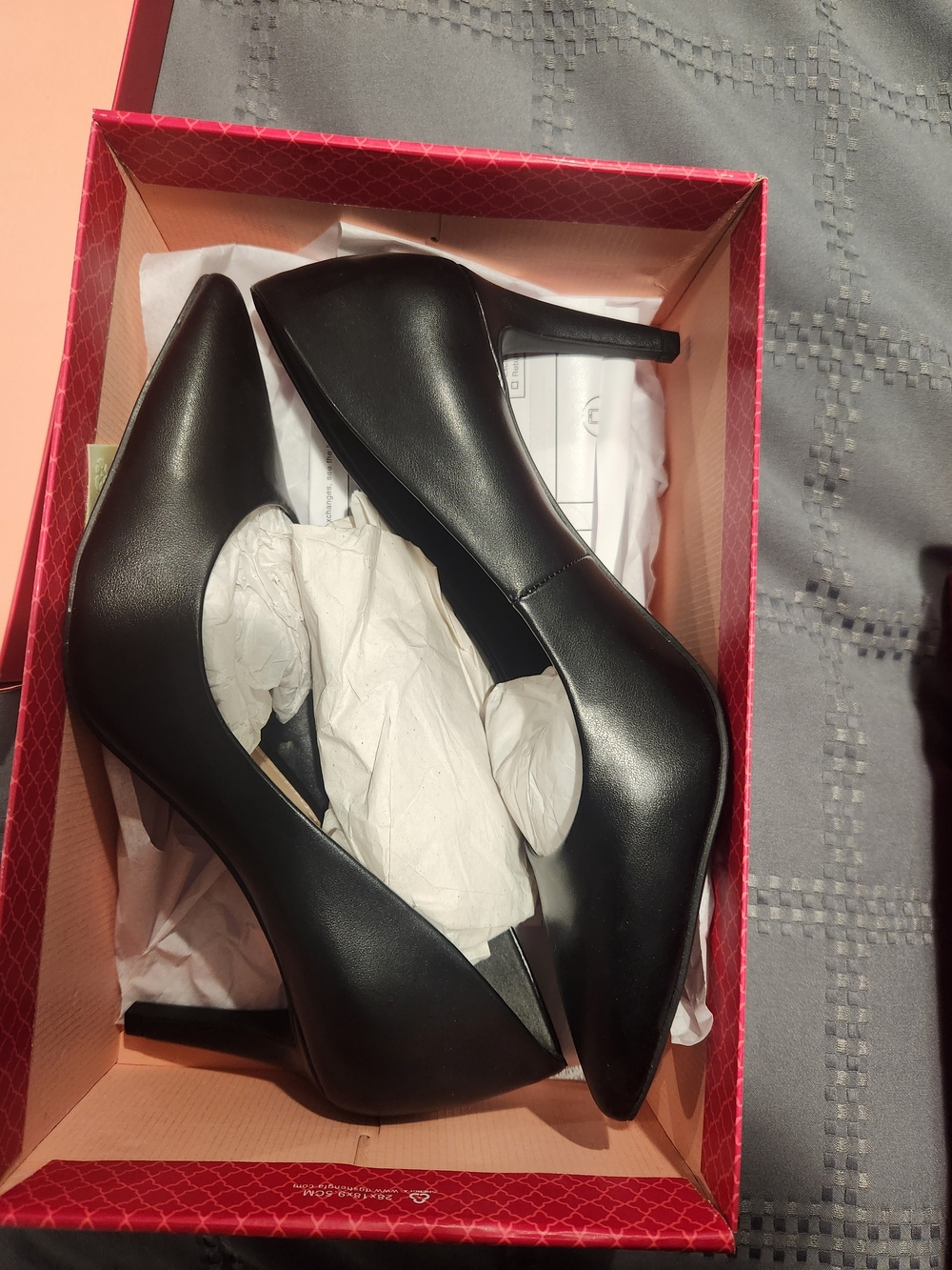 Kelly & Katie Black Pointed-Toe Stiletto Pumps Misha-black 8M New In Box